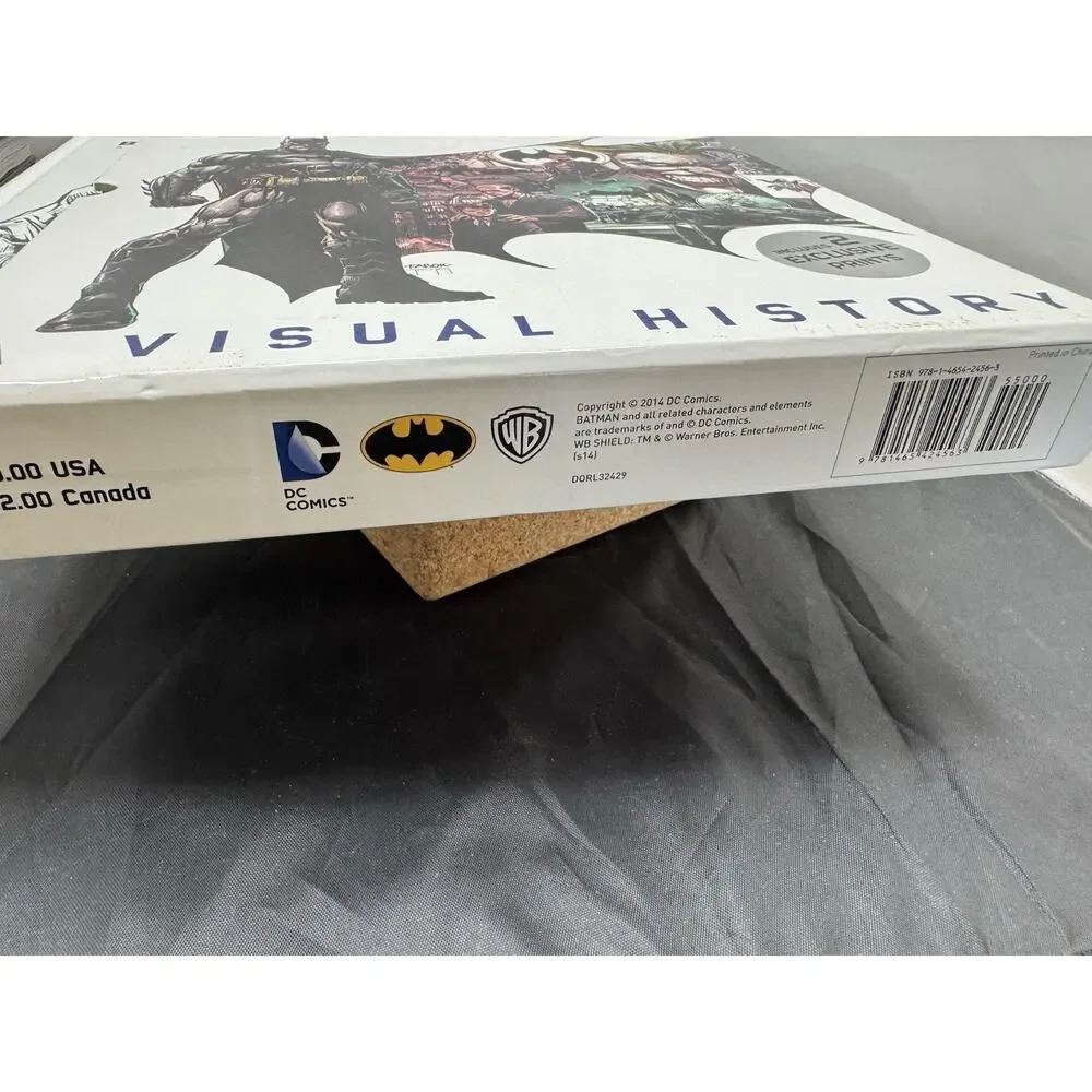 Batman A Visual History HC DC Comics DK Matthew Manning w/ Slip Case & 2 Prints